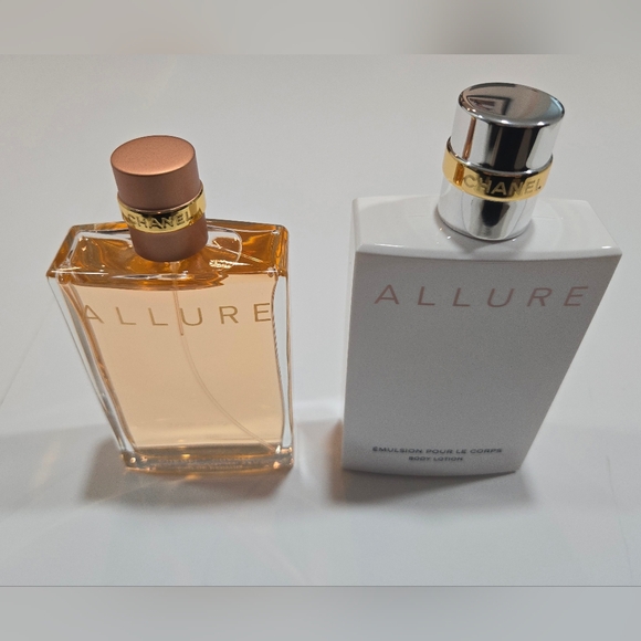 CHANEL ALLURE SET :Eau De Parfum 3.4OZ/100ML and Body Lotion 6.8OZ New In Box - Picture 13 of 13